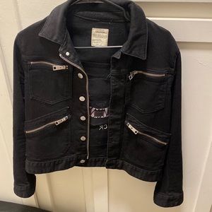 Zadig & Voltaire black denim jacket